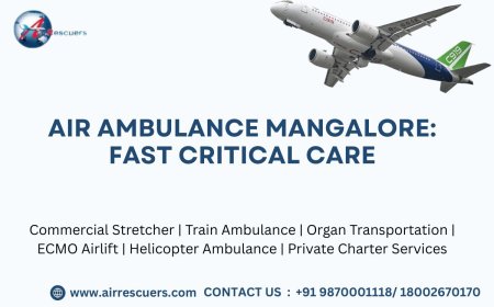 Air Ambulance Mangalore: Fast Critical Care
