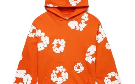 Abstract Expressionist Denim Tear Hoodie Paint Splattered Art