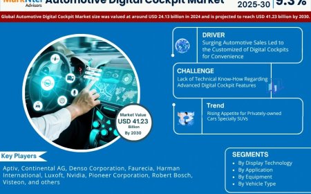 Automotive Digital Cockpit Industry Forecast 2025–2030: Trends, Value & Analysis