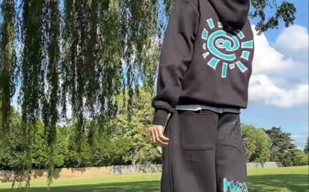 Adwysd Joggers & Pink Palm Puff Hoodie Style Tips