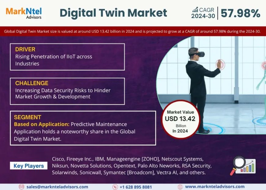 Digital Twin Market Overview 2024–2030: Share, Size & Future Trends